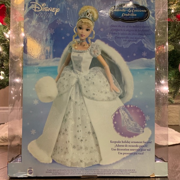 Disney Holiday Princess Cinderella doll 2004 special edition Mattel #G7982 - Picture 2 of 4
